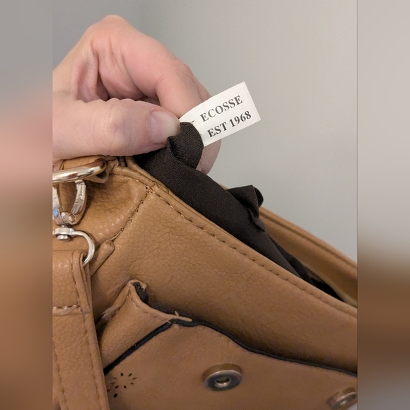 Vintage Laser Cut Leather crossbody bag - Picture 6 of 8